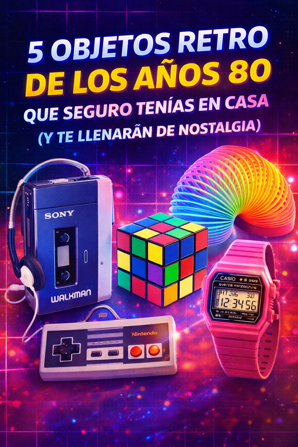 5 objetos retro de los años 80 que seguro tenías en casa (y te llenarán de nostalgia)