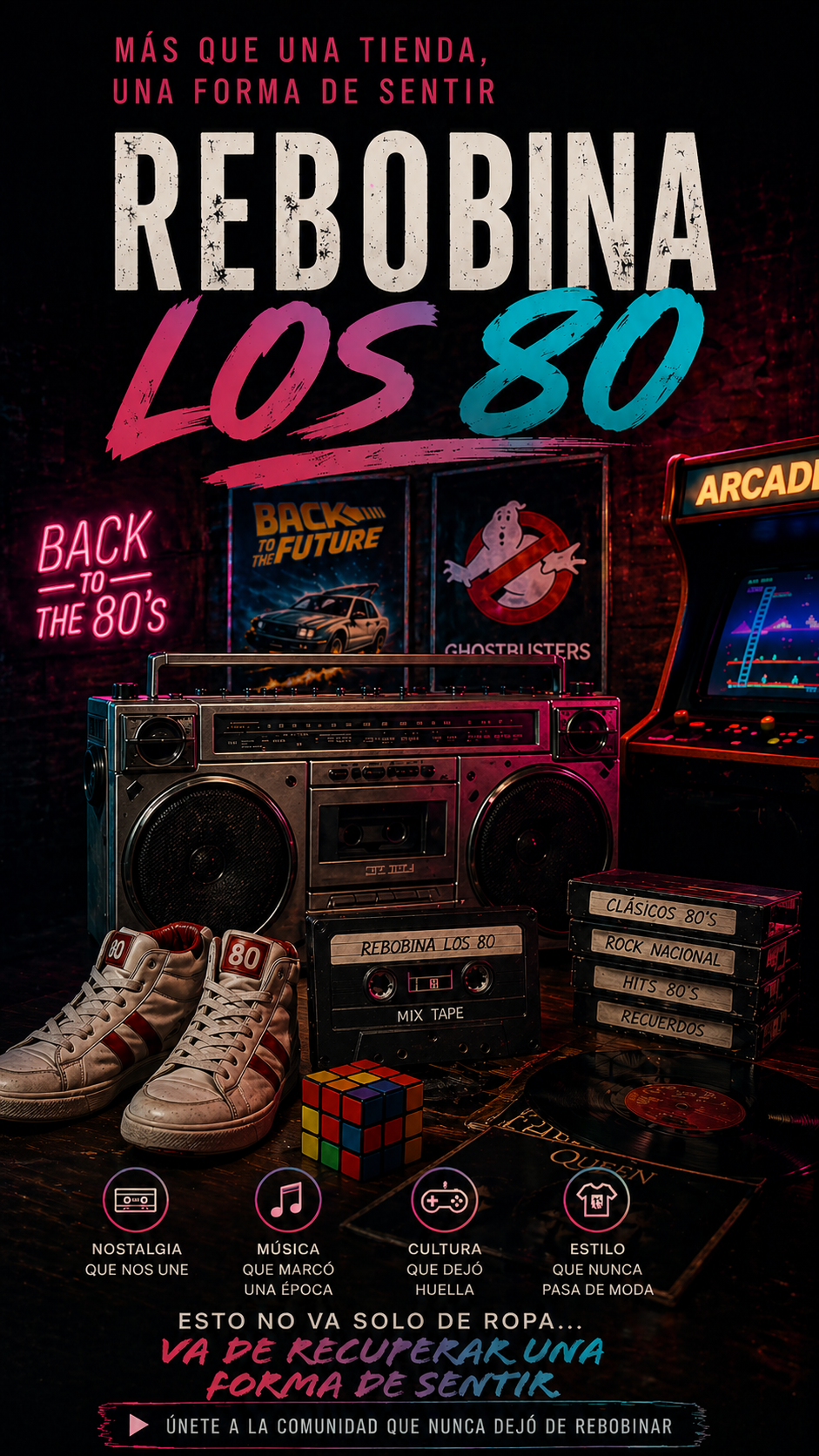 Rebobina los 80: más que una tienda, una forma de sentir