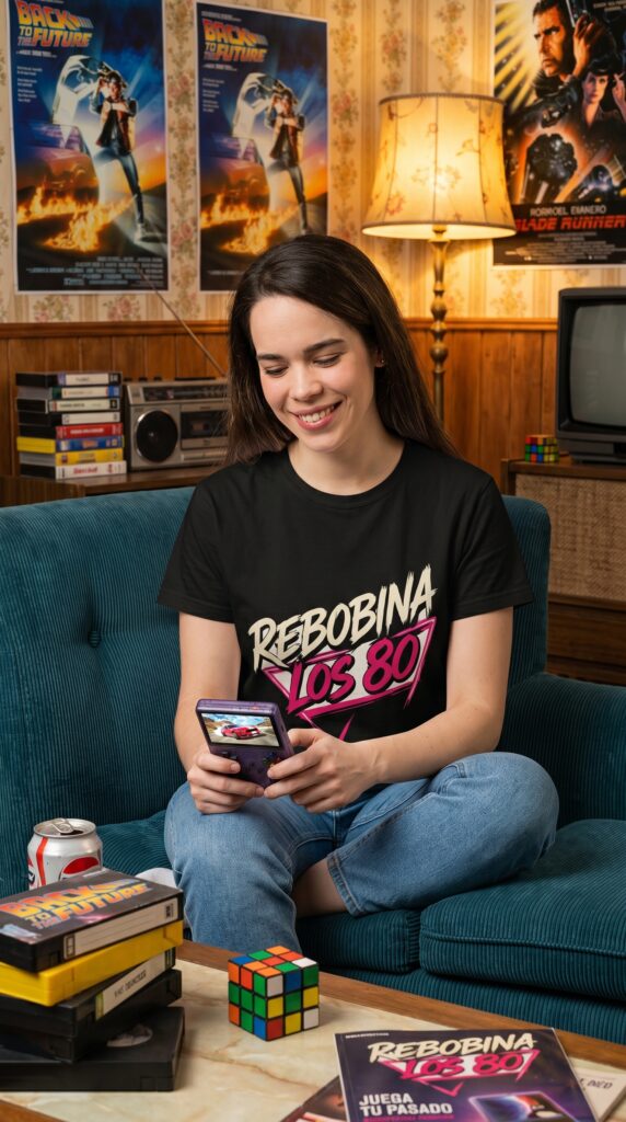 camiseta retro 80s