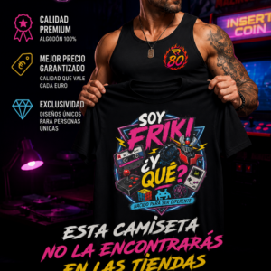 camiseta soy friki