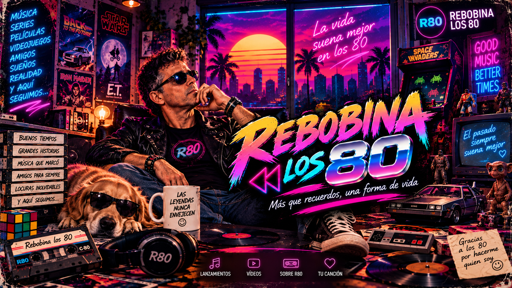 Rebobina los 80: música, recuerdos y una forma de vida